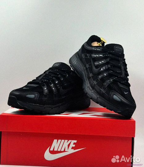 Черные кроссовки Nike P-6000 для стиля и комфорта