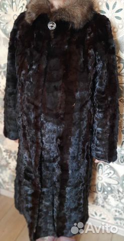 Женская норковая шуба(52р)