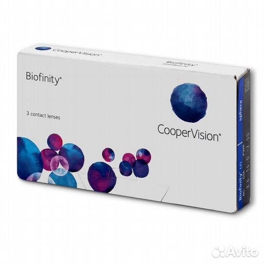 Линзы контактные biofinity