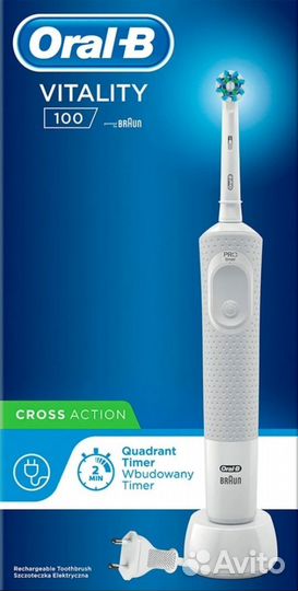 Зубная щетка oral b vitality 100 Braun новая