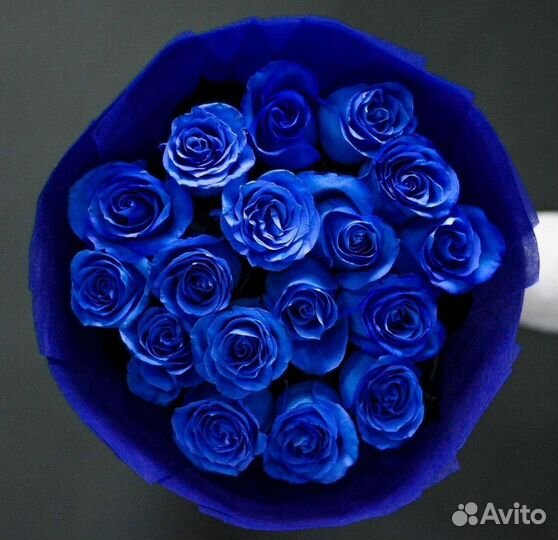 Синие розы Букеты доставка цветов