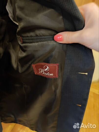 Бостон темно серый р.158 слим