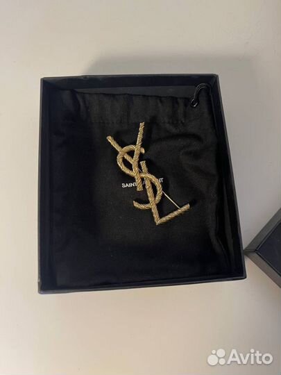 Оригинальная Брошь YSL yves saint laurent