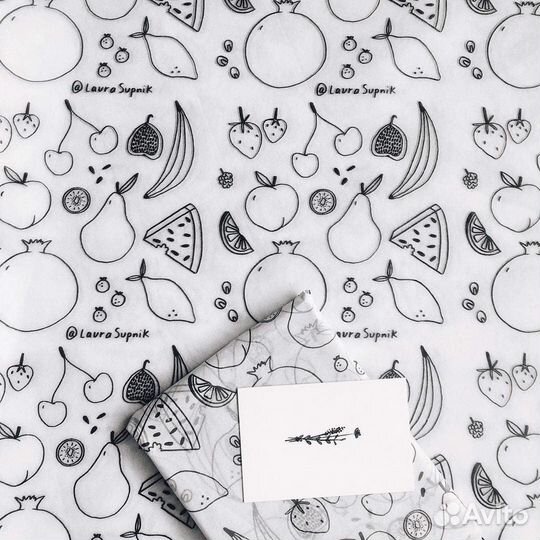 Тишью с логотипом