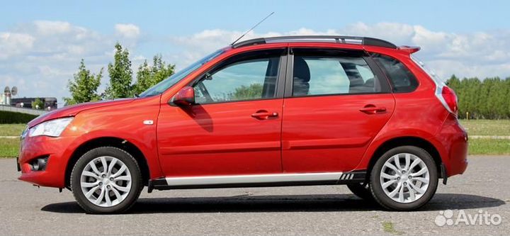 Рейлинги на крышу LADA Kalina I и II Хэтчбек 2004