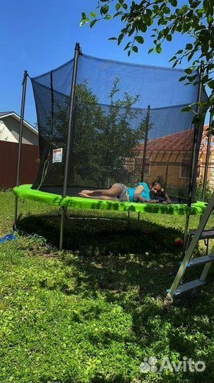 Батут с защитной сеткой 306 см Доставка