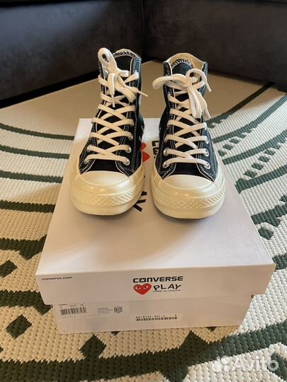 Кеды converse play comme des garcons 24см