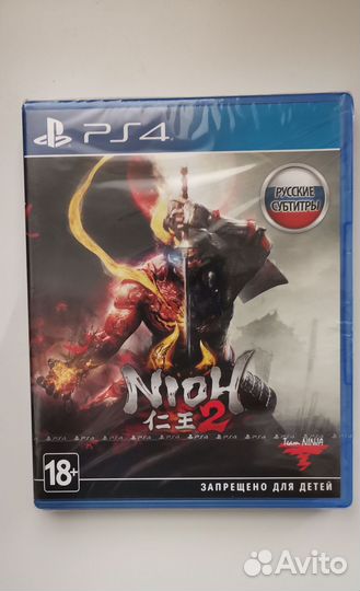 Nioh 2 ps4 новый в плёнке