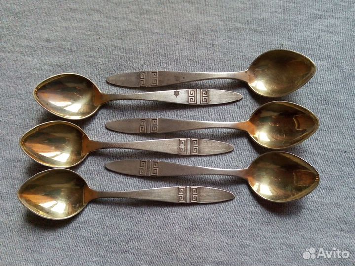 Кофейные ложки Таллин серебро 916 проба