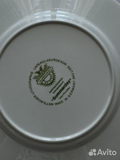 Тарелка от Villeroy boch