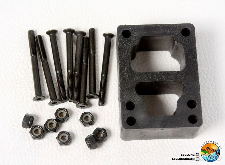 Набор проставок и болтов для сёрфскейта лонгборда