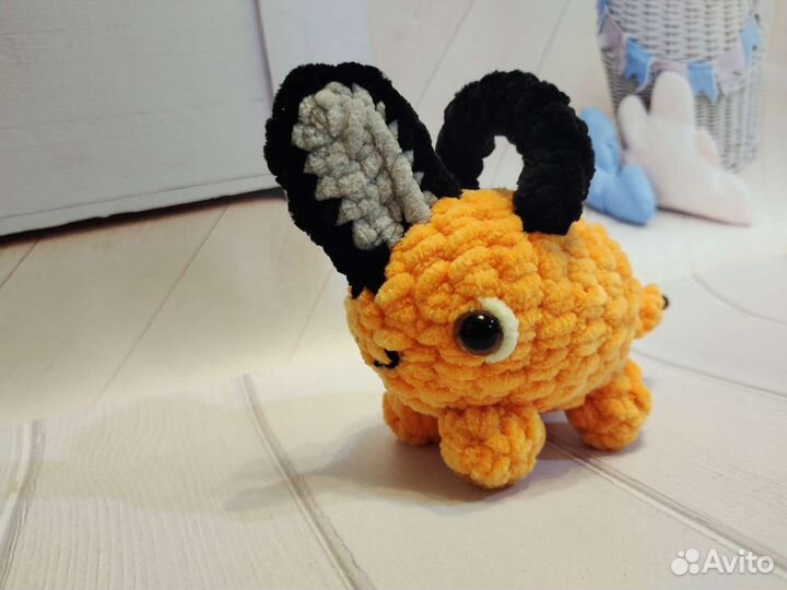 Вязаные игрушки ручной работы из плюшевой пряжи