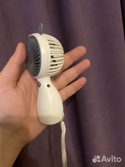 Вентилятор настольный ручной новый