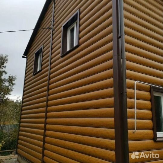 Металлосайдинг бревно