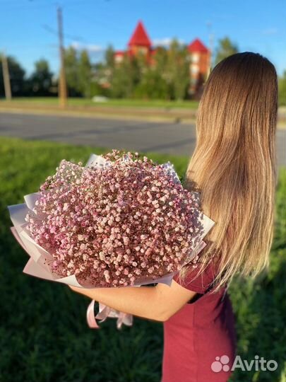 Букет из гипсофилы Подарок Доставка