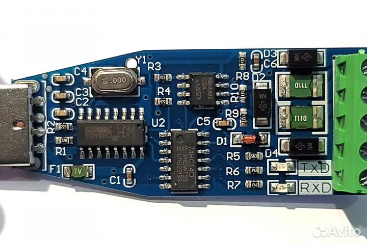 Промышленный конвертор USB в RS485