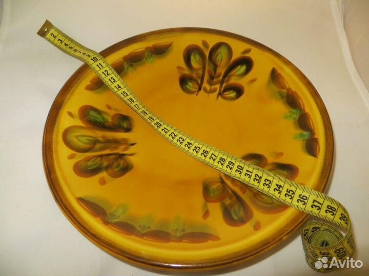 Блюдо зик фаянс времен СССР конаково