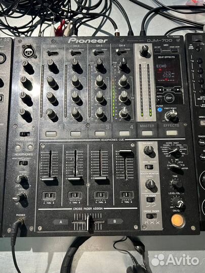 Cdj проигрыватель 900-пара и микшерный пульт 700