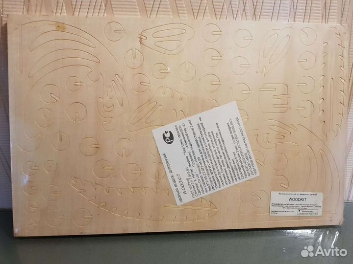 Сборная деревянная модель рыбы 