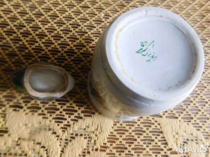 Солонка утка и кружка с конём