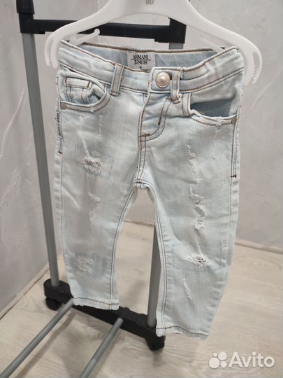 Джинсы на мальчика 74