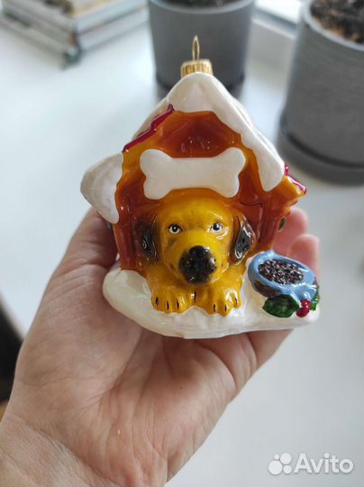 Елочная игрушка Польша impulse стекло