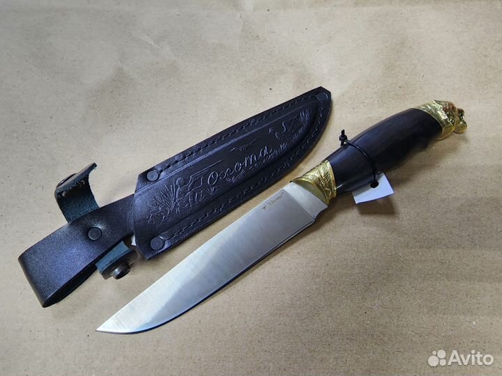 Нож Охота с гардой и навершием