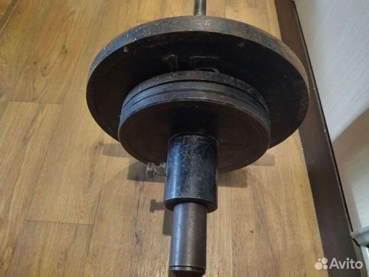 Штанга с блинами бу