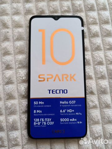 TECNO Spark 10, 8/128 ГБ объявление продам