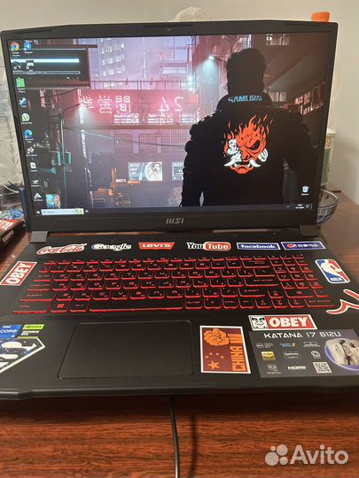 Msi katana 17 B12U