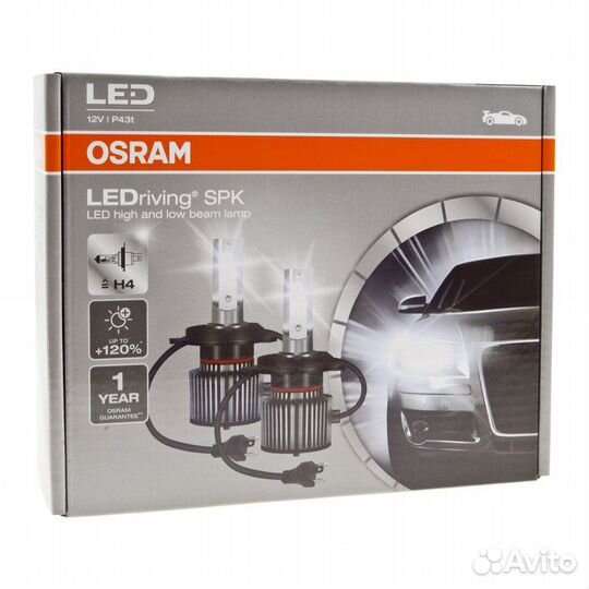 Светодиодные лампы osram ledriving SPK H4 12V 27W