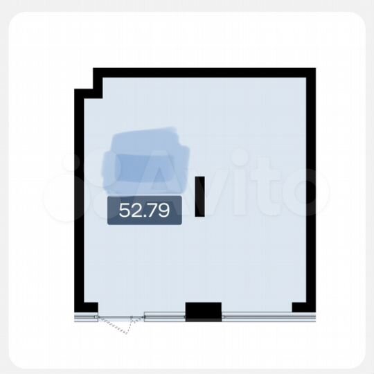 Свободного назначения, 52.79 м²