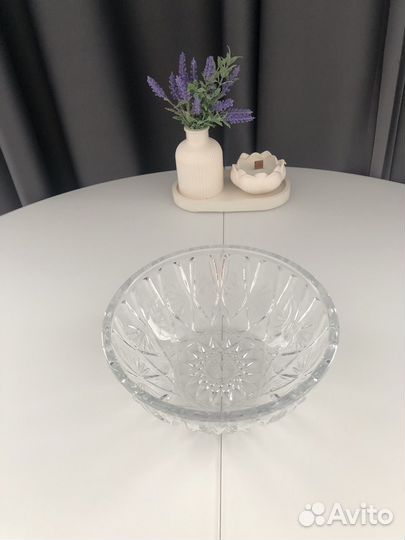 Салатник хрустальный