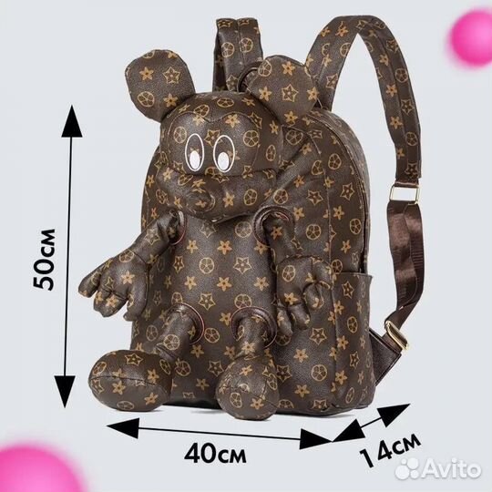 Рюкзак школьный женский детский Микки Маус