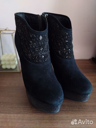 Ботильоны Mascotte замша