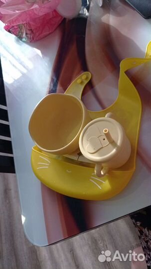 Детская посуда для кормления силиконовая