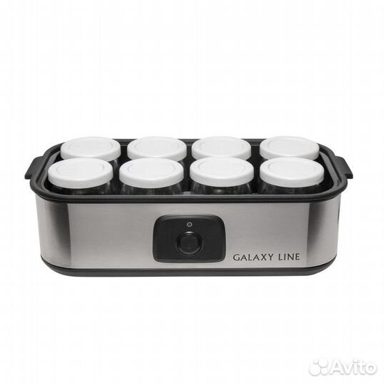 Йогуртница Galaxy line GL2697, серебристый, черный