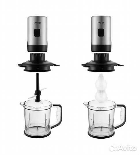 Стационарный блендер «6 в 1» Kitfort KT-3009, сере