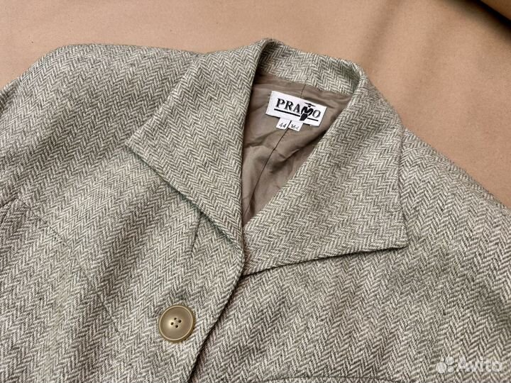 Новый винтажный твидовый пиджак Harris Tweed