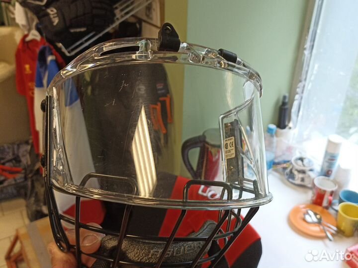 Хоккейный визор с решёткой bauer