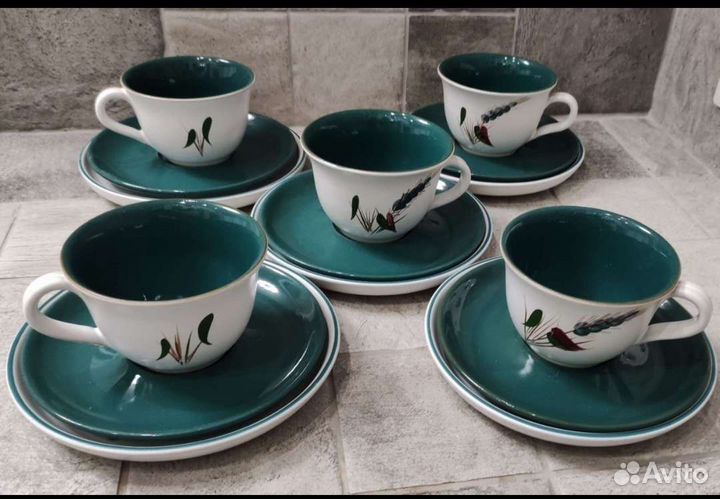Чайная тройка Denby, Англия