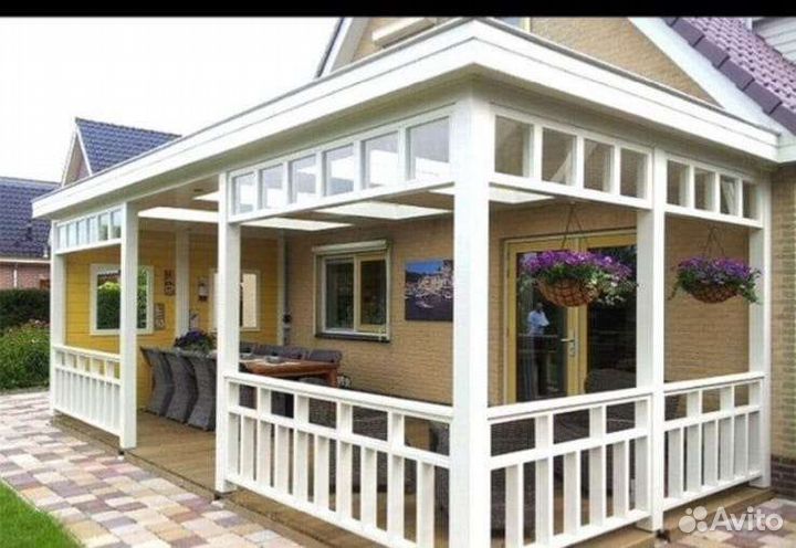 Терраса веранда беседка пристройка