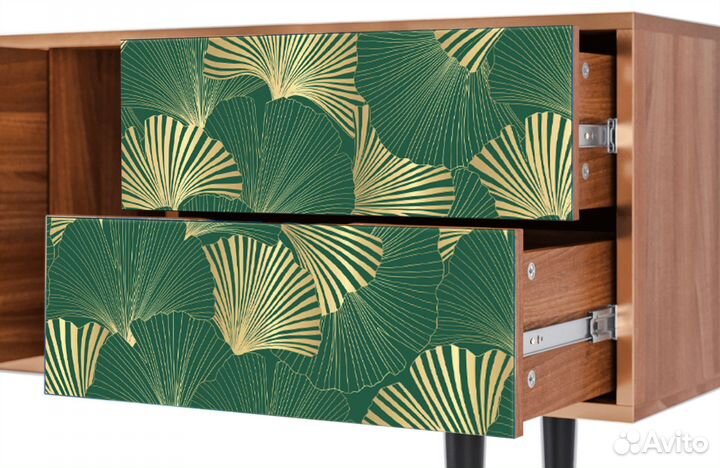 Тв-тумба T1 - Орех - Gold Ginkgo