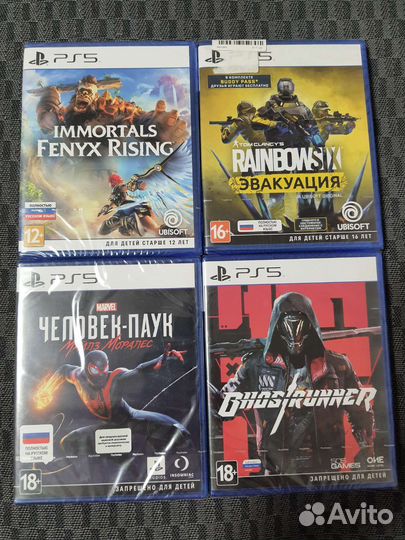 Игры PS4, PS5, xbox диски новые, цены в описании