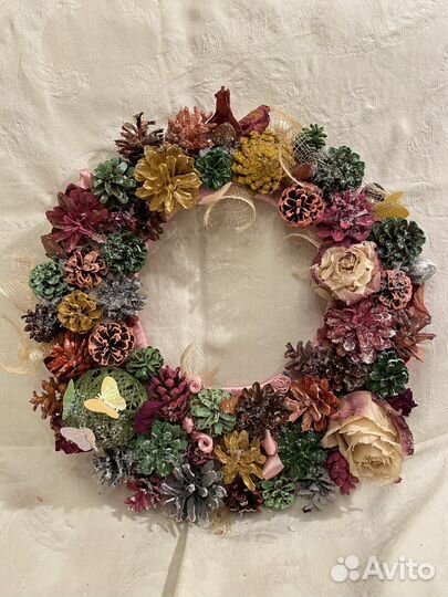 Новогодний и рождественский венок