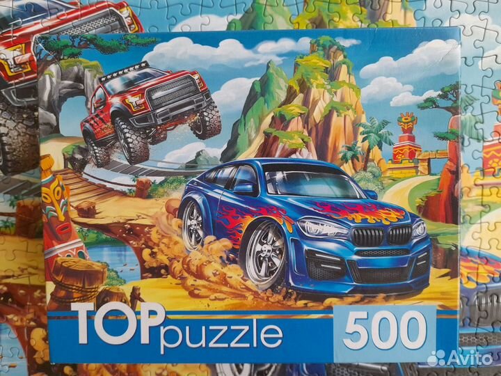 Пазл TOPpuzzle 500 элементов Крутой транспорт №5