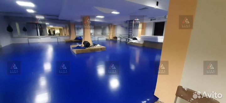 Борцовский ковер 12х12 одноцветный