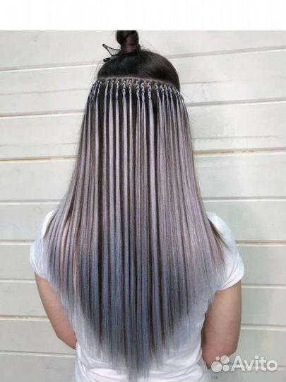 Афронаращивание волос, цветные пряди, загущение