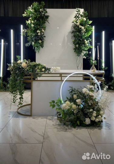 Свадебный декор зала выездные регистрации