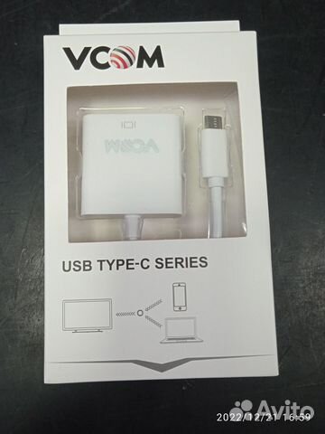 Переходник Type-C / VGA CU421 VCom